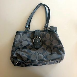 Coach grey bag.